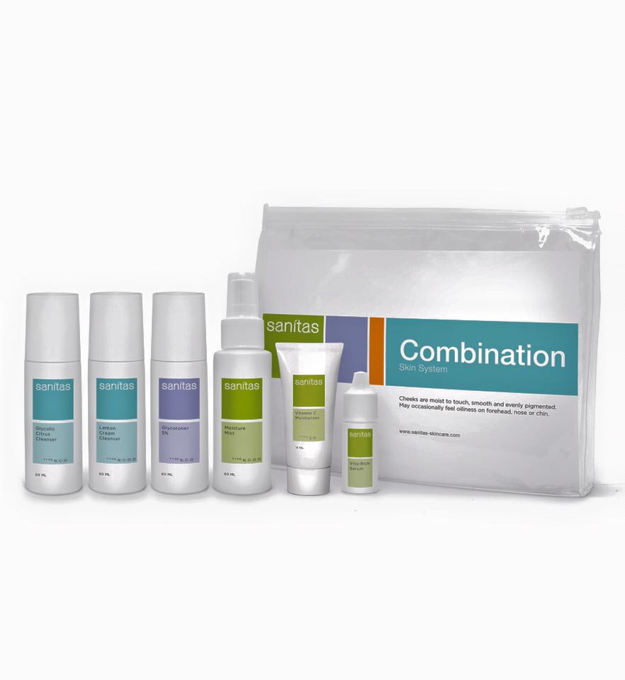Sanitas Skincare Combination Skin Kit